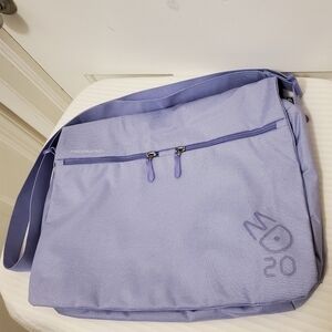 EC Mandarina Duck large Messenger Bag, Light Purple, Lightweight